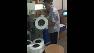 Auto PTFE THREAD SEAL TAPE REWINDER MACHINE [upl. by Idnahs]