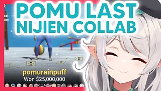 Pomu last chaotic crab game collab with NijiEN 【NIJISANJI EN】 [upl. by Esyak856]