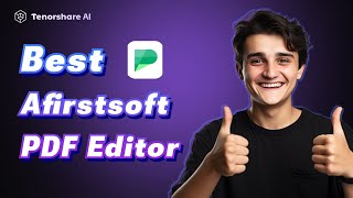 Best Free PDF Editor  Afirstsoft PDF Editor 2024 [upl. by Yemrej630]