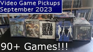 Video Game Pickups  September 2023  Dstreet [upl. by Pantia502]