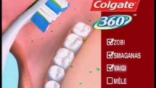 colgate 360 latvian [upl. by Neerod915]