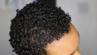 Super Defined Curls On Short Natural Hair FINGER COILS TUTORIAL 4a 4b [upl. by Musser]