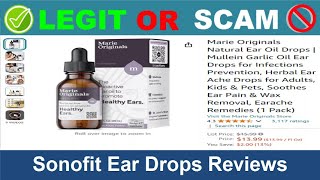 Sonofit Ear Drops Reviews  Jun 2024 Beware of Scam Watch Now [upl. by Torin]