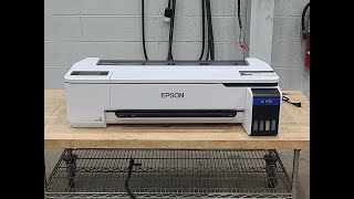 Epson SCF570 24quot Desktop Dye Sublimation Printer [upl. by Llerdnad]