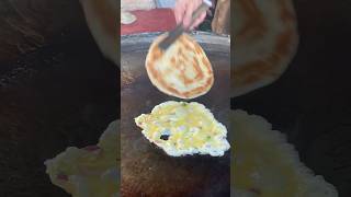 Anda Paratha paratha paratharecipe pizzaparatha andafry anda eggmaking streetfood shorts [upl. by Intosh]