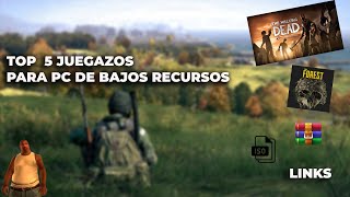 TOP 5 JUEGAZOS INCREÍBLES DE PC BAJOS RECURSOS no click bai pa [upl. by Lletnohs]