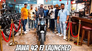 2024 Jawa 42 FJ 350cc with alpha 2 Engine  Launched in Delhi  First delivery of delhi  Full Event [upl. by Marius]