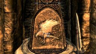 Skyrim  Bleak Falls Barrow First puzzle [upl. by Rudwik]