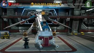 LEGO Star Wars III The Clone Wars  All Republic Airships [upl. by Kester133]