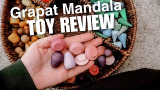 How to Play with Loose Parts Grapat Mandala Toy Review [upl. by Ardnauqal]