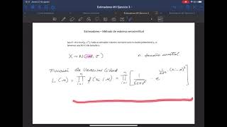 Ejercicio resuelto estimador máximo verosímil  3 Distribución Normal media poblacional [upl. by Tompkins]