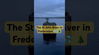 The St John River in Fredericton 💦 🌲 [upl. by Andersen]