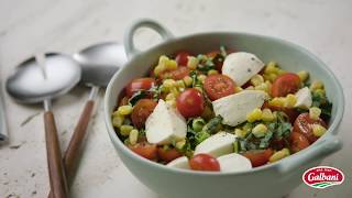 Galbani® Bocconcini Corn Caprese Salad in 30 Seconds [upl. by Enamart497]