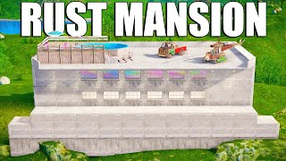 i built the best mansion in rust [upl. by Nafri]