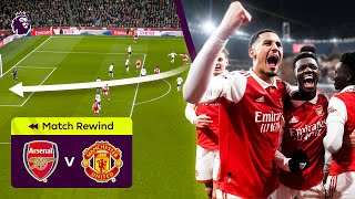 90TH MINUTE WINNER  Arsenal vs Manchester United  Premier League Highlights [upl. by Nihs]