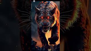 fire tiger in the world  short video  video is good [upl. by Inoliel887]