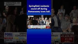 Springfield Ohio residents air concerns over Haitian migrant influx shorts [upl. by Daitzman]