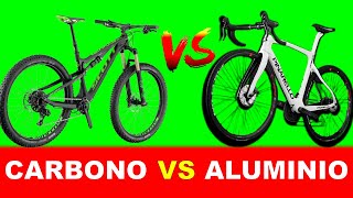 BICICLETAS ALUMINIO VS CARBONO │ VENTAJAS Y DESVENTAJAS [upl. by Jimmy]