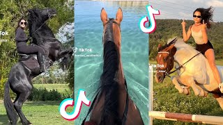 The Cutest HORSES Equestrian TikTok Compilation Pt193 [upl. by Ot321]