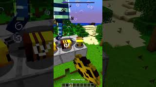 Minecraft Wither vs 1000 Bees🤯 はいよろこんで minecraft shorts [upl. by Frager]