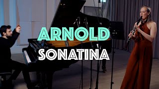 Malcolm Arnold  Sonatina for Clarinet and Piano SchmidlinZhdanov [upl. by Anilrahc]