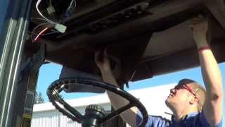 JD 50 HEADLINER INSTALLATION VIDEO FEHR CAB INTERIORS [upl. by Arvie]