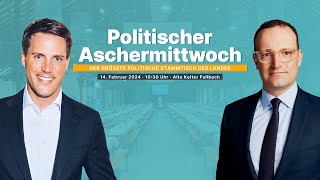 Politischer Aschermittwoch 2024 der CDU BadenWürttemberg Live aus Fellbach [upl. by Anividul893]