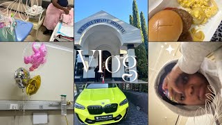 VLOG BREAKFAST  CAR SHOPPING  MY SIS IN LABOUR  ERRANDS  AUNTIE DUTIES [upl. by Atteroc]