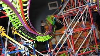 Jet Scream  Spiral Lift Knex Roller Coaster [upl. by Elcarim]