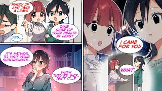 ［Manga dub］Arranged marriage with the boss and junior who’s cold to me when I left early［RomCom］ [upl. by Horatia29]