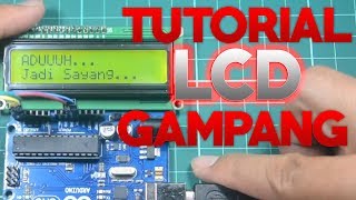 PASTI BISA  TUTORIAL LCD 16X2 ARDUINO MODUL I2C  TUTORIAL LCD I2C ARDUINO BAHASA INDONESIA [upl. by Mill255]