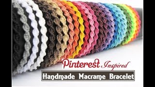 How To Make Macrame Bracelets  DIY  Handmade Jewellery Ideas  Thread Bracelet Creationampyou [upl. by Aniehs805]