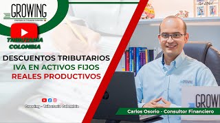 📗 DESCUENTOS TRIBUTARIOS IVA DE ACTIVOS FIJOS REALES PRODUCTIVOS 📙 [upl. by Ennaer]