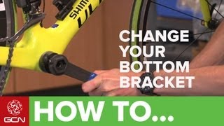 How To Change A Shimano Bottom Bracket [upl. by Samau202]