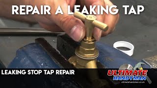 Leaking stop tap repair [upl. by Assenav202]