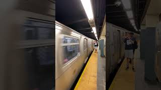 Coney IslandStillwell Avenue Bound R160B Siemens N train departing Times Square42nd Street [upl. by Aneloaup512]