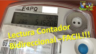 ✅Cómo leer un contador bidireccional inyección On grid solarenergy contador ongrid [upl. by Evadne684]