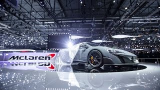 McLaren Press Conference at the Geneva Motor Show 2015 [upl. by Didi957]