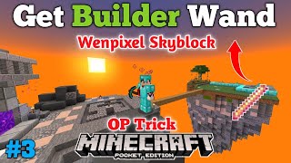 How I Get Builder Wand in Wenpixel Skyblock  Hypixel Server [upl. by Anwahsit]