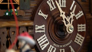 Authentic Black Forest Cuckoo Clocks  made in Germany [upl. by Naicul]