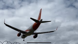 EASYJET LANDING IN COPENHAGENplanespotting [upl. by Zetana105]