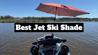 ✅Best Jet Ski Shade Setup  Easy to Put On or Take Off  VersaBrella SPF 50 [upl. by Ainehs887]