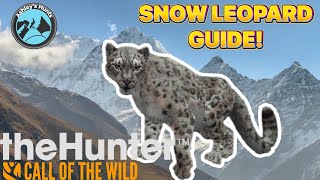 SNOW LEOPARD GUIDE and HOTSPOT MAP The Hunter call of the Wild [upl. by Mae]