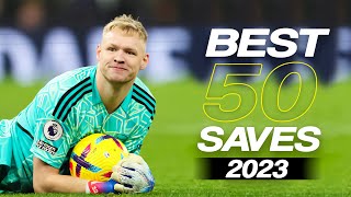 Best 50 Goalkeeper Saves 2023  HD 20 [upl. by Lennahs705]