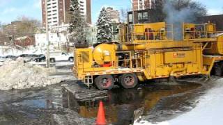 Snow Melter Clears Mountain of Snow [upl. by Albur]