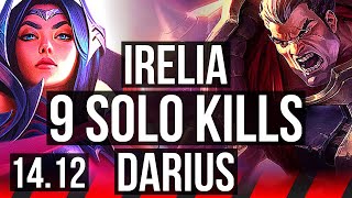 IRELIA vs DARIUS TOP  9 solo kills Legendary 800 games 1831 41k DMG  BR Master  1412 [upl. by Ramin390]