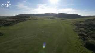 Bamburgh Castle Golf Club Hole 2 Picnic Bay [upl. by Risley19]