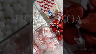 Christmas hot cocoa bar 🍫🎄 christmas merrychristmas hotcocoabar hotcocoabombs hotcocoa asmr [upl. by Rogerson]