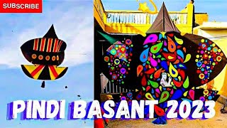 Rawalpindi Basant Festival 2023  Biggest Kite on Basant [upl. by Trinetta]