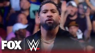 Jey Uso enters as the newest member of the Raw Roster after Payback  WWE on FOX [upl. by Arraet]